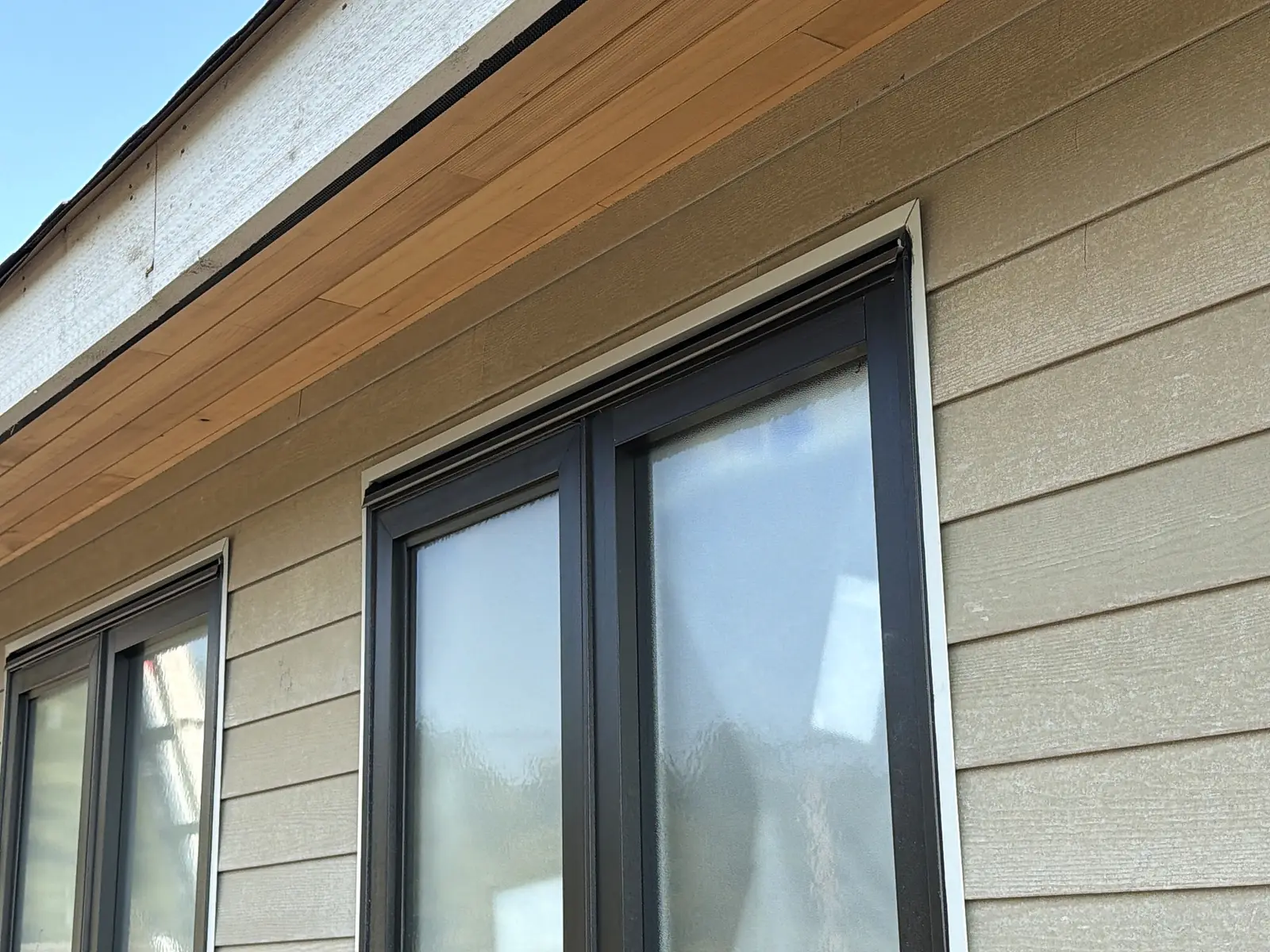 Soffits & Cedar Woodwork, trim and corner work by Moonrise Construction, Fraser Valley