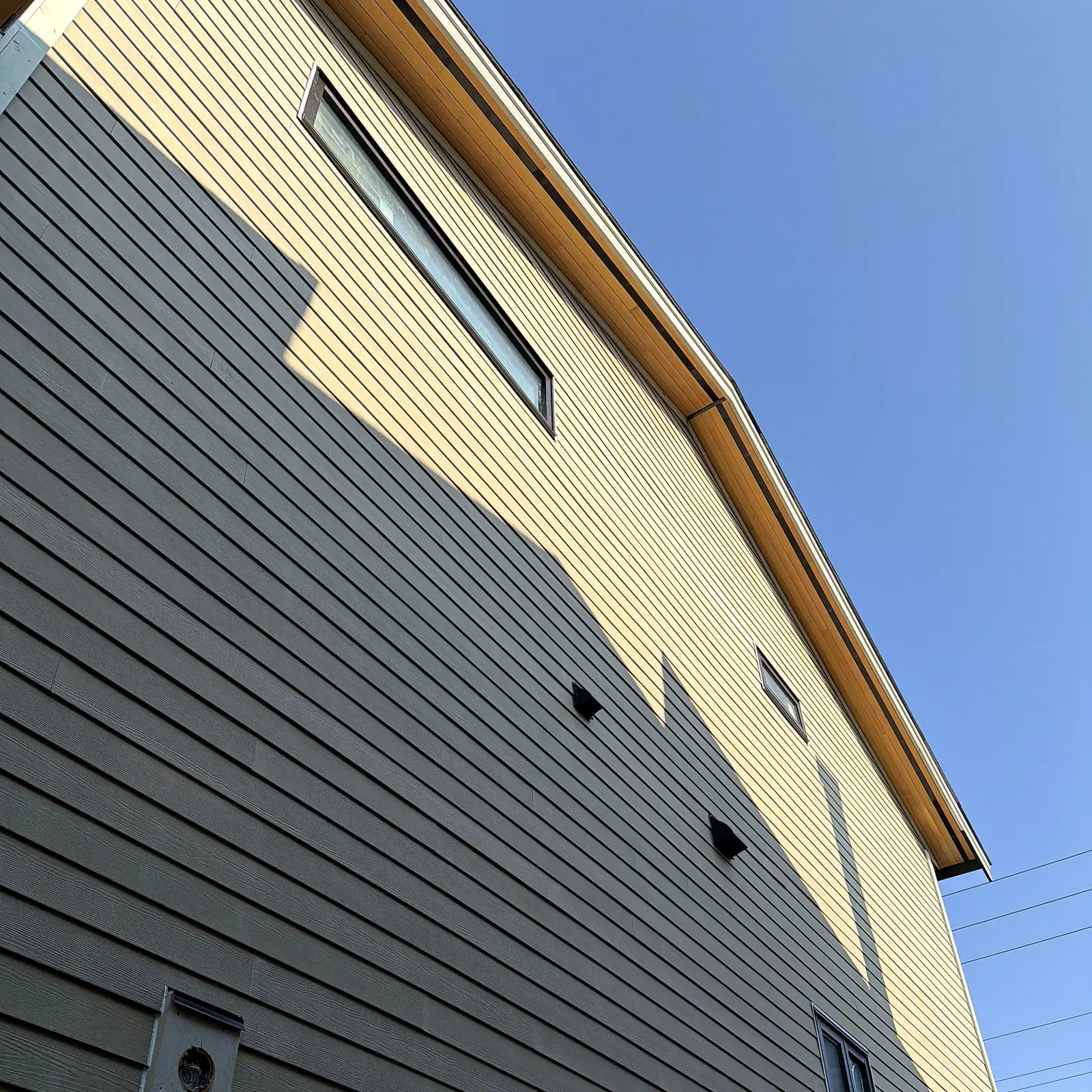 Soffits & Cedar Woodwork, craftsmanship close-up by Moonrise Construction, Fraser Valley